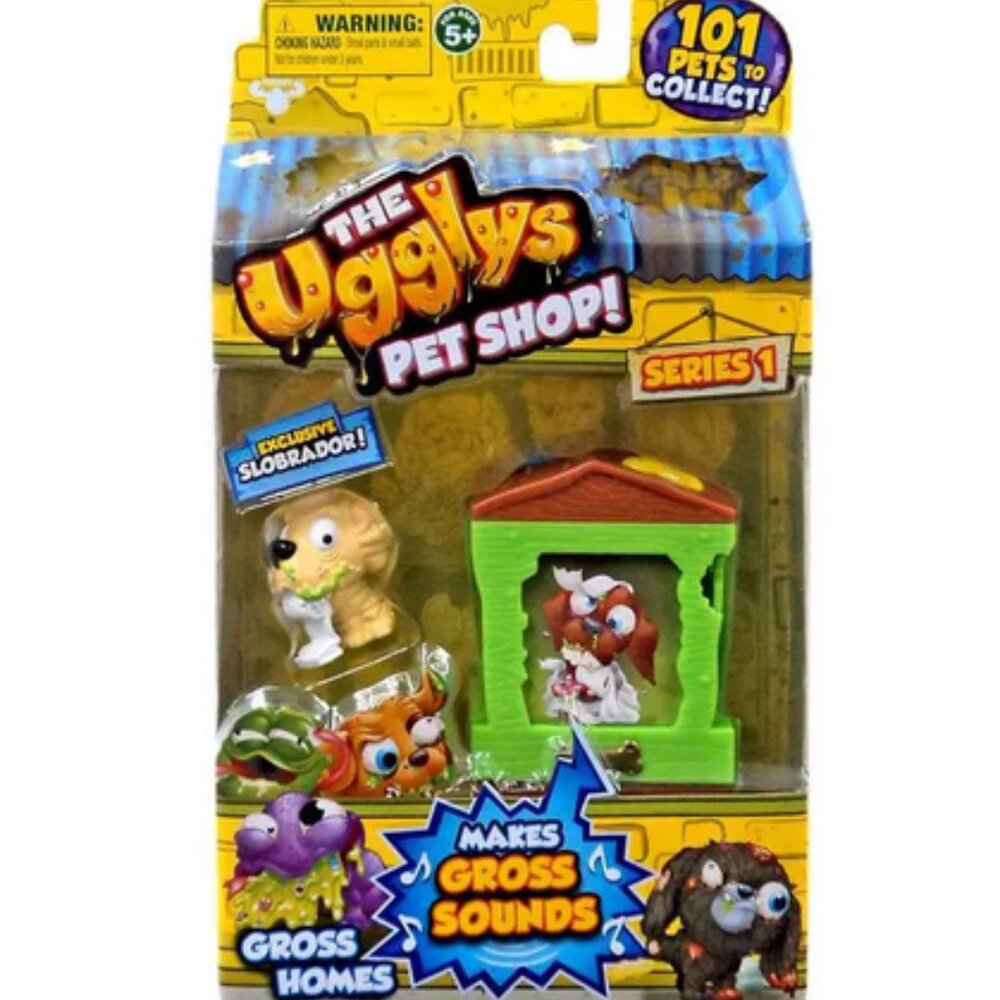 The Ugglys Pet Shop Series 1 Exclusive Slabrador Toy Collectible (Box Damage) - Picture 1 of 13